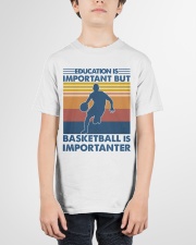 Basketball - Education Basketball is importarter Youth T-Shirt garment-youth-tshirt-front-01