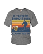 Skiing 38 Youth T-Shirt tile