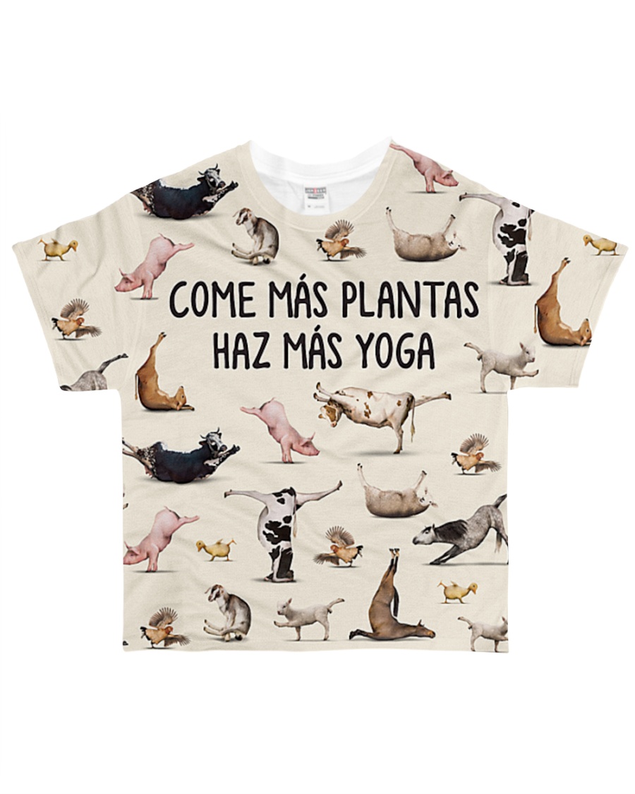 Vegan Come más plantas Haz más yoga All-over T-Shirt