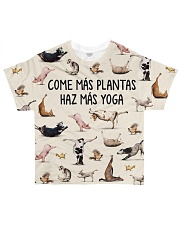 Vegan Come más plantas Haz más yoga All-over T-Shirt front