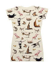 Vegan shirt animal yoga veganism vegetarian shirt All-over Dress back