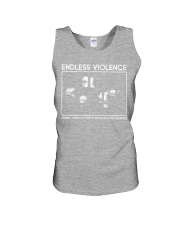 Vegan animal right endless violence Unisex Tank thumbnail