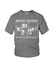 Vegan animal right endless violence Youth T-Shirt thumbnail
