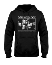 Vegan animal right endless violence Hooded Sweatshirt thumbnail