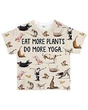 Vegan shirt animal yoga veganism All-over T-Shirt front