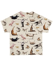 Vegan shirt animal yoga veganism All-over T-Shirt back