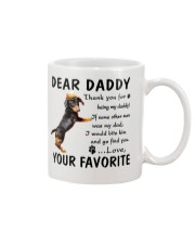dachshund black mug Mug front