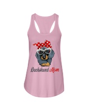Dachshund Mom Ladies Flowy Tank tile