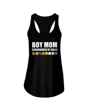 Boy mom surrounded by balls Ladies Flowy Tank thumbnail