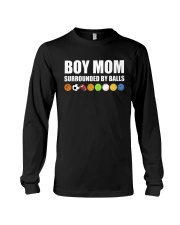 Boy mom surrounded by balls Long Sleeve Tee thumbnail
