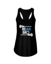 RELAX Bro Lacrosse Shirt Funny LaX Team Lacrosse Ladies Flowy Tank thumbnail