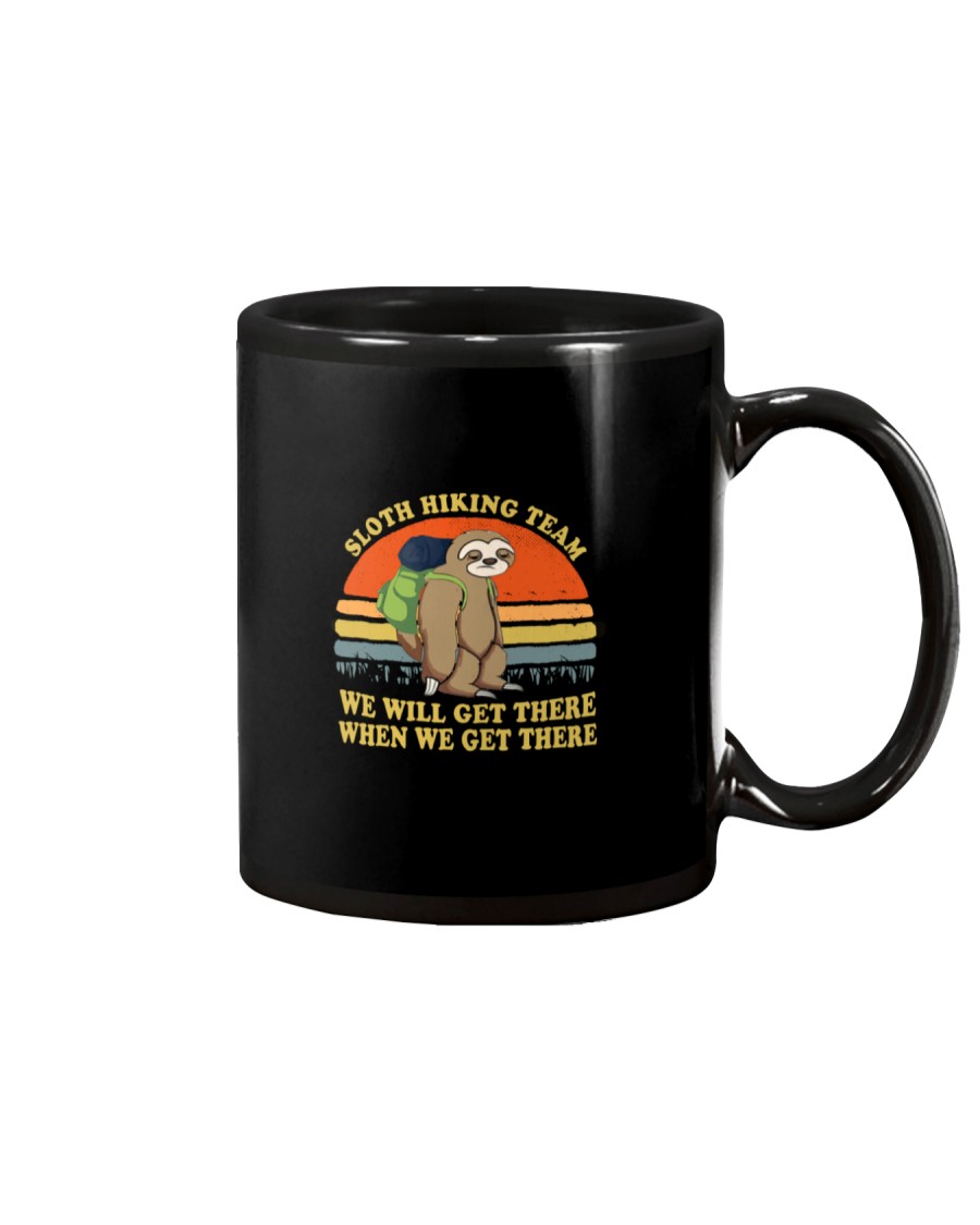 Sloth Hiking Team We Will Get There Mug