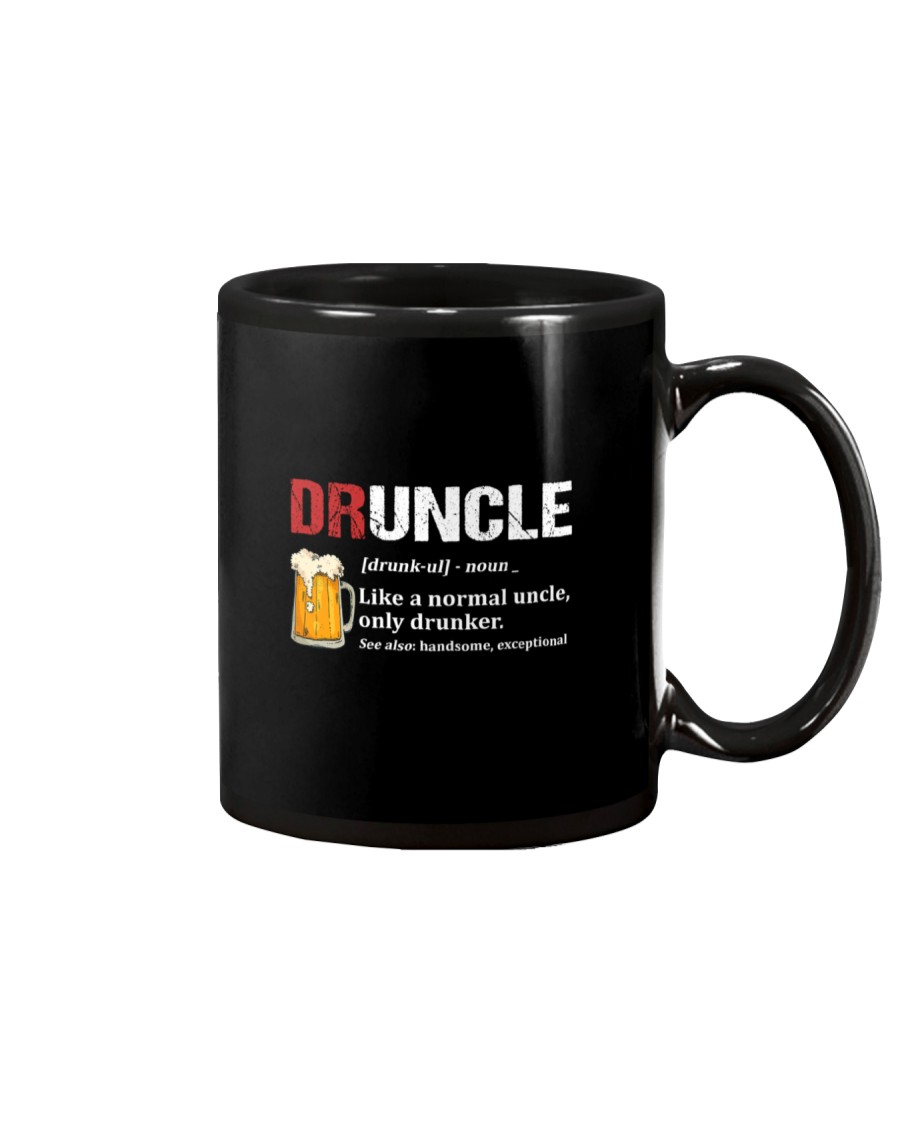 Druncle Beer Shirt Like A Normal Uncle Mug
