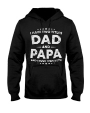 Best Dad And Papa Hooded Sweatshirt thumbnail