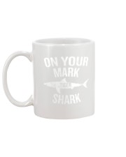 On Your Mark Tiger Shark T-Shirt Mug back