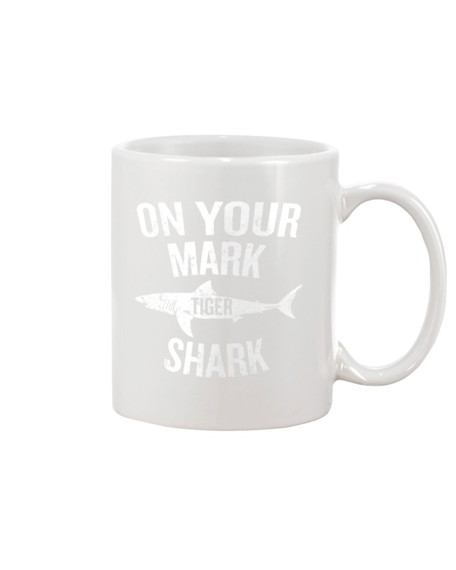 On Your Mark Tiger Shark T-Shirt Mug