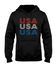 Vintage Retro Patriotic USA Hooded Sweatshirt thumbnail