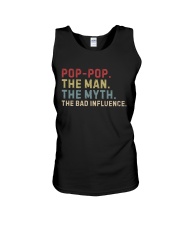 Funny Pop-pop Man Myth Bad Influence Unisex Tank thumbnail