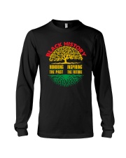 Honoring Past Inspiring Future Black History Month Long Sleeve Tee thumbnail