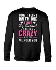 dont flirt with me i love my husband shirt Crewneck Sweatshirt thumbnail