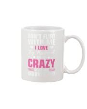 dont flirt with me i love my husband shirt Mug front