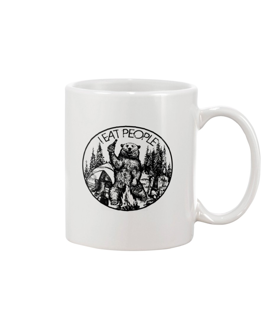 I Eat People Bear Camping Hiking Mug