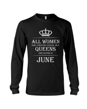 June Women Birthday Gift Long Sleeve Tee thumbnail
