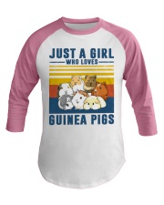 Just A Girl Who Loves Guinea Pigs Baseball Tee thumbnail