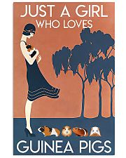Just A Girl Who Loves Guinea Pigs 11x17 Poster front