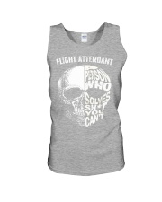 flight attendant a person who solve shit you can't Unisex Tank thumbnail
