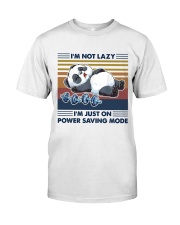 Bear I'm not lazy I'm just on power saving mode Premium Fit Mens Tee tile