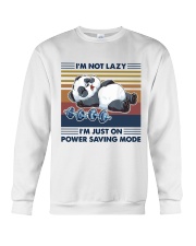 Bear I'm not lazy I'm just on power saving mode Crewneck Sweatshirt tile
