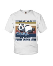 Bear I'm not lazy I'm just on power saving mode Youth T-Shirt tile
