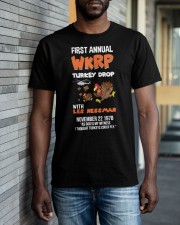 First Annual WKRP Turkey Drop Tshirt Classic T-Shirt apparel-classic-tshirt-lifestyle-front-40