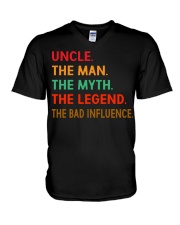 Uncle The Man The Myth The Legend V-Neck T-Shirt thumbnail