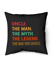Uncle The Man The Myth The Legend Indoor Pillow - 16” x 16” thumbnail