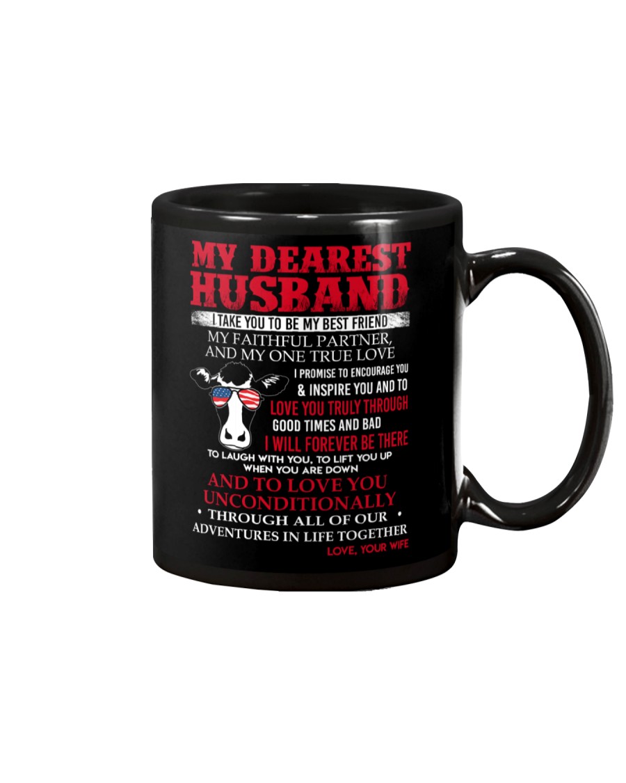 Faithful Partner True Love Husband Cow Mug Mug