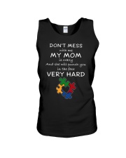 Autism My Mom Will Punch You In The Face Unisex Tank thumbnail