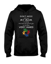 Autism My Mom Will Punch You In The Face Hooded Sweatshirt thumbnail