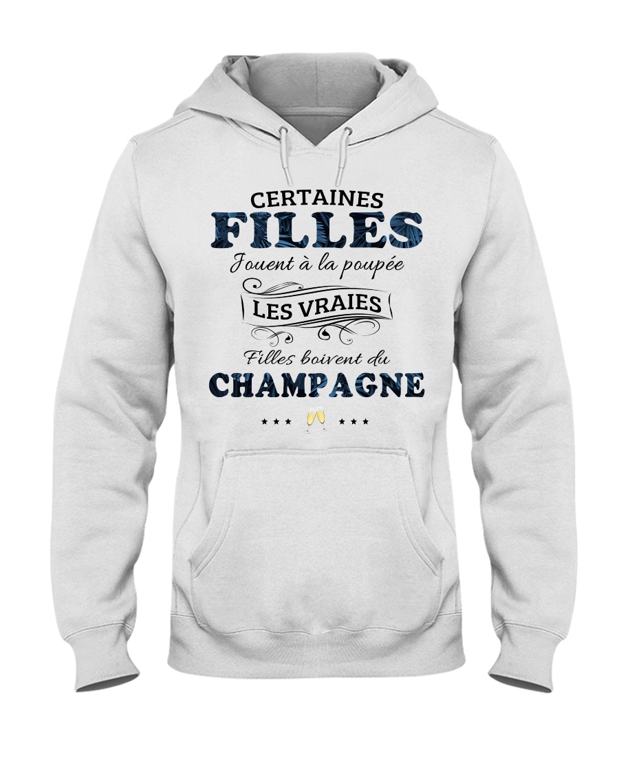 Filles Boivent Du Champagne Hooded Sweatshirt