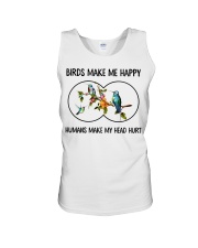 Bird watching - make me happy Unisex Tank tile
