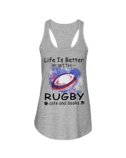 Life Is Better - Rugby Ladies Flowy Tank thumbnail