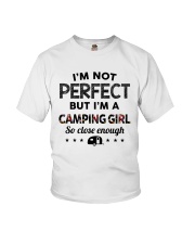 camping girl perfect Youth T-Shirt thumbnail