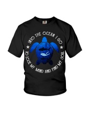 Scuba Diving Tutles And Into The Ocean 0012 Youth T-Shirt tile