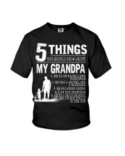5 Things about my Grandpa Youth T-Shirt thumbnail