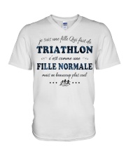 Fille Normale - Trithlon V-Neck T-Shirt thumbnail