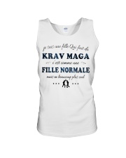 Fille Normale - Krav Maga Unisex Tank thumbnail