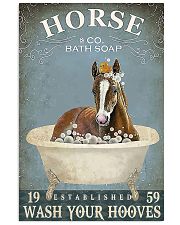HORSE - wash your hooves 11x17 Poster front