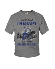 I Don't Need Therapy - Lacrosse Youth T-Shirt thumbnail