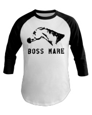 Horses Boss Mare Baseball Tee tile
